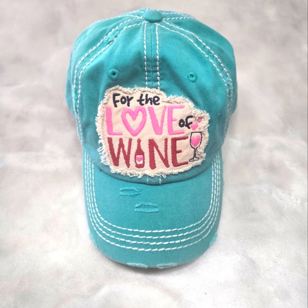 Kbethos Vintage "for the love of Wine" Baseball Cap